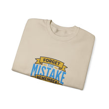 Load image into Gallery viewer, Inspirational Crewneck Sweatshirt, Forget the Mistake Remember the Lesson Hoodie, Motivational Gift, Cozy Apparel, Unisex Sweatshirt, [...]
