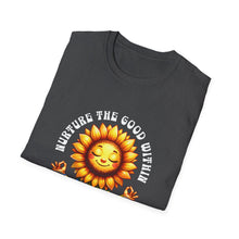 Load image into Gallery viewer, Blooming Sunflower Unisex T-Shirt - Cute, Positive Vibes for Gardening Lovers, Casual Wear, Perfect Gift for Spring Celebrations, [...]
