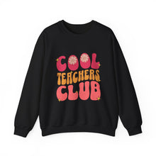 Load image into Gallery viewer, Cool Teachers Club Sweatshirt - Fun Teacher Apparel, Gift for Educators, Teacher Appreciation, School Spirit Wear, Cozy Unisex Crewneck
