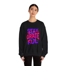 Load image into Gallery viewer, Grateful Sweatshirt - Cozy Crewneck for Everyday Comfort, Perfect Gift for Friends, Inspirational Apparel, Casual Style
