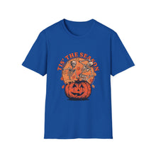 Load image into Gallery viewer, Halloween Pumpkin Unisex T-Shirt | Festive Tee for Fall, Spooky Season Wear, Casual Halloween Outfit, Trick or Treat Shirt, Gift for [...]
