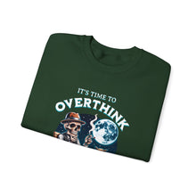 Load image into Gallery viewer, Overthinker Unisex Crewneck Sweatshirt - Cozy Gift for Deep Thinkers, Halloween, Cozy Nights, Thoughtful Apparel, Oversized Sweater

