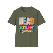 Load image into Gallery viewer, Head Start Teacher T-Shirt, Unisex Softstyle Shirt, Teacher Gift, Back to School T-Shirt, Classroom Outfit, Educational Apparel
