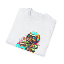 Load image into Gallery viewer, Funny Skull Quotes Unisex Softstyle T-Shirt, Do what makes you Happy, Graphic Tee, Sarcastic Shirt, Gift for Skull Lovers, Halloween Shirt
