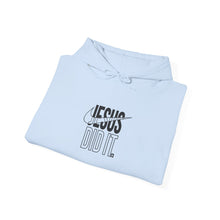 Load image into Gallery viewer, Inspirational Hoodie: Jesus Did It - Unisex Heavy Blend™ Sweatshirt for Faith, Motivation, Gifts, Everyday Wear, Casual Style, [...]
