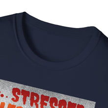 Load image into Gallery viewer, Stressed &amp; Blessed True Crime Obsessed T-Shirt, Graphic Tee for True Crime Lovers, Gift for Stay-at-Home Days, Casual Wear, Gift for Friends
