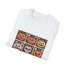 Load image into Gallery viewer, Halloween Pumpkin Patch T-Shirt | Unisex Softstyle Tee, Spooky Season Apparel, Fall Festival Shirt, Trick or Treat Outfit, Halloween Gift
