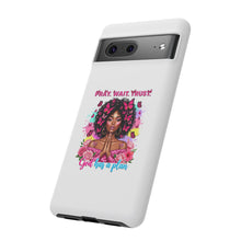 Load image into Gallery viewer, Inspirational Phone Case, Pray Wait Trust God Has a Plan, Spiritual Gift, Motivational Decor, Faith-Based Accessory
