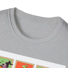 Load image into Gallery viewer, Halloween Themed T-Shirt, Unisex Softstyle Tee for Fall, Trick or Treat Shirt, Spooky Casual Wear, Halloween Party Apparel
