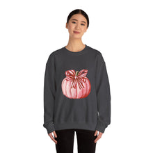 Load image into Gallery viewer, Pumpkin Illustrated Crewneck Sweatshirt for Fall, Cozy Autumn Apparel, Cute Sweatshirt for Thanksgiving, Seasonal Gift, Pumpkin [...]
