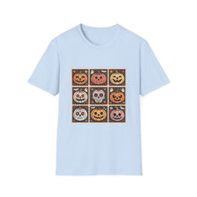 Load image into Gallery viewer, Halloween Pumpkin Patch T-Shirt | Unisex Softstyle Tee, Spooky Season Apparel, Fall Festival Shirt, Trick or Treat Outfit, Halloween Gift

