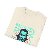 Load image into Gallery viewer, Halloween Vampire T-Shirt | Unisex Softstyle Tee, Spooky Shirt, Halloween Costume, Men's &amp; Women's Apparel, Fun Gift
