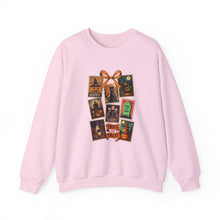 Load image into Gallery viewer, Halloween Pumpkin Sweatshirt, Cozy Fall Crewneck, Unisex Sweatshirt, Seasonal Fashion, Trick or Treat Top, Halloween Gift
