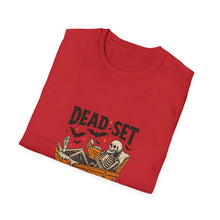 Load image into Gallery viewer, Halloween Reading T-Shirt, Funny Book Lovers Tee, Perfect for Book Clubs, Gifts for Readers, Spooky Season Apparel
