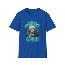 Load image into Gallery viewer, Genius Quote T-Shirt, Unisex Softstyle Tee, Fun Gift for Nerds, Motivational Shirt, Perfect for Birthdays, Casual Wear, Geeky Humor
