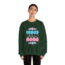 Load image into Gallery viewer, Proud Nana Crewneck Sweatshirt - Cozy Gift for Grandmothers, Family Gatherings, Birthdays, Mother's Day, Cool Weather
