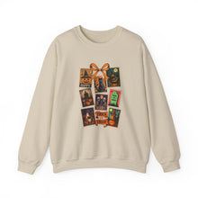 Load image into Gallery viewer, Halloween Pumpkin Sweatshirt, Cozy Fall Crewneck, Unisex Sweatshirt, Seasonal Fashion, Trick or Treat Top, Halloween Gift
