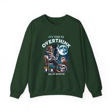 Load image into Gallery viewer, Overthinker Unisex Crewneck Sweatshirt - Cozy Gift for Deep Thinkers, Halloween, Cozy Nights, Thoughtful Apparel, Oversized Sweater
