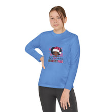 Load image into Gallery viewer, Christmas Kids Long Sleeve Tee, Just A Girl Who Loves Holiday Shirt, Children's Gift, Festive Youth Top, Winter Apparel
