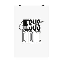Load image into Gallery viewer, Nike-Inspired Jesus Vertical Poster, Christian Wall Art, Faith Decor, Inspirational Home Accent, Gift for Believers, Religious Decor
