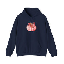 Load image into Gallery viewer, Fall-Themed Hoodie with Pumpkin Design, Cozy Sweatshirt for Autumn, Perfect for Halloween and Thanksgiving, Gift for Him/Her, Unisex [...]
