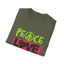 Load image into Gallery viewer, Peace Love Empathy T-Shirt, Unisex Graphic Tee for Everyday Wear, Perfect for Kindness Day, Gift for Friends, Casual Comfort Shirt
