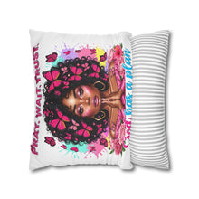 Load image into Gallery viewer, Prayer-Inspired Decorative Pillowcase, Butterfly Decor, Affirmation Cushion Cover, Faith Gift, Home Decor
