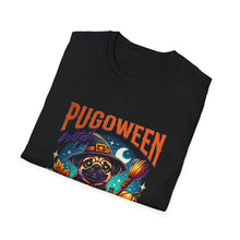 Load image into Gallery viewer, Funny Quote Halloween Pug Unisex Softstyle T-Shirt, Cute Pug Tee, Halloween Dog Shirt, Funny Halloween Quote Top, Pug Lover Gift

