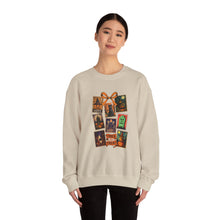 Load image into Gallery viewer, Halloween Pumpkin Sweatshirt, Cozy Fall Crewneck, Unisex Sweatshirt, Seasonal Fashion, Trick or Treat Top, Halloween Gift
