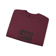 Load image into Gallery viewer, Jesus Did It Sweatshirt | Unisex Heavy Blend Crewneck | Faith Inspired Apparel, Christian Gift, Casual Wear, Motivational Sweater
