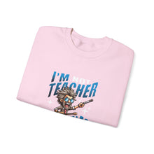 Load image into Gallery viewer, Cool Teacher Rocker Sweatshirt, Unisex Crewneck, Gift for Teachers, Music Lover Apparel, Teacher Appreciation Day, Casual Wear
