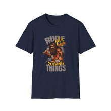 Load image into Gallery viewer, Rude of Solving Things Unisex Softstyle T-Shirt | Fun Graphic Tee for Humor Lovers, Casual Wear, Gifts, Everyday Outfits, Birthday Present
