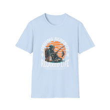 Load image into Gallery viewer, Unisex Fishing Serenity T-Shirt, Relaxed Life Tee for Fishing Enthusiasts, Outdoor Lover Gift, Casual Wear, Birthday Present, [...]
