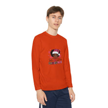 Load image into Gallery viewer, Christmas Kids Long Sleeve Tee, Just A Girl Who Loves Holiday Shirt, Children's Gift, Festive Youth Top, Winter Apparel
