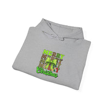 Load image into Gallery viewer, Merry Christmas Hooded Sweatshirt, Unisex Sweatshirt for Holidays, Festive Winter Wear, Cozy Gift for Family, Christmas Style

