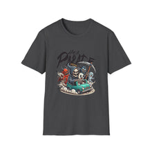 Load image into Gallery viewer, Hell Parade Graphic Tee, Unisex T-Shirt, Halloween Shirt, Spooky Vibe Apparel, Fun Shirt for Party, Casual Wear, Unique Gift
