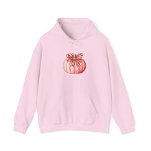 Load image into Gallery viewer, Fall-Themed Hoodie with Pumpkin Design, Cozy Sweatshirt for Autumn, Perfect for Halloween and Thanksgiving, Gift for Him/Her, Unisex [...]
