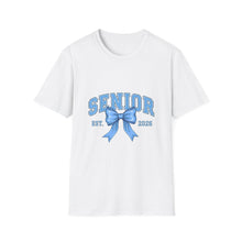 Load image into Gallery viewer, Senior T-Shirt, Graduation Gift, Class of 2026, Unisex Tee, Softstyle Shirt, Senior Year Celebration, Proud Graduate Merch
