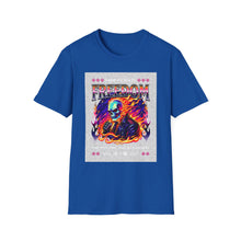 Load image into Gallery viewer, Freedom Graphic Tee for Rebels, Unisex Softstyle T-Shirt, Casual Wear, Gift for Independence Day, Alternative Fashion, Festival Outfit
