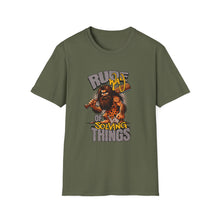 Load image into Gallery viewer, Rude of Solving Things Unisex Softstyle T-Shirt | Fun Graphic Tee for Humor Lovers, Casual Wear, Gifts, Everyday Outfits, Birthday Present
