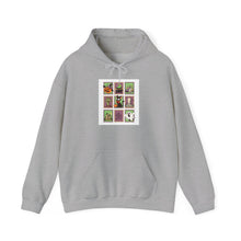 Load image into Gallery viewer, Botanical Collage Hoodie - Cozy Unisex Heavy Blend Sweatshirt, Gifts for Plant Lovers, Nature Lovers, Eco-Friendly Fashion, Unique Artwork
