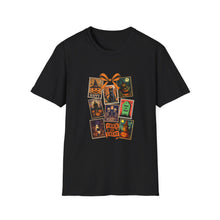 Load image into Gallery viewer, Halloween-Themed Unisex Softstyle T-Shirt, Spooky Graphic Tee, Trick or Treat Shirt, Fall Festival Apparel, Ghostly Vibe Wear
