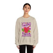 Load image into Gallery viewer, Pride Month Sweatshirt - Love is Love Crewneck, Unisex Casual Wear, LGBTQ+ Apparel, Spring Fashion, Gifts for Valentine's Day
