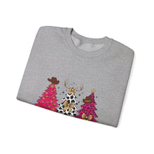 Load image into Gallery viewer, Festive Holiday Sweatshirt, Cozy Christmas Apparel, Unisex Crewneck, Cute Gift for Her/Him, Winter Wardrobe Essential, Seasonal Fashion
