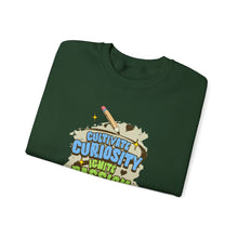 Load image into Gallery viewer, Curiosity Passion Crewneck Sweatshirt - Motivational Gift for Students, Education Inspiration, Cozy Unisex Sweater, Unique Teacher [...]
