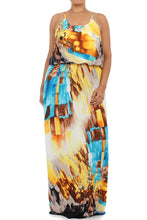 Load image into Gallery viewer, Womens Plus Size Flash Fury Maxi Sun Dress 1X, 2X
