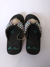 Load image into Gallery viewer, Montana West Hand Beaded Aztec Sandals 5 7 8 9 10 11
