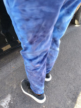 Load image into Gallery viewer, Womens Blue Tye Dye Jogging Suit
