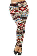 Load image into Gallery viewer, Womens Aztec Leggings XL 2X 3X
