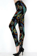 Load image into Gallery viewer, Peacock Buttery Soft Brushed Leggings S M L
